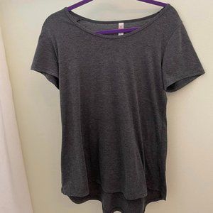 Grey LulaRoe Short Sleeve Shirt